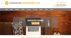 Desktop Screenshot of paradigminteriorsllc.com